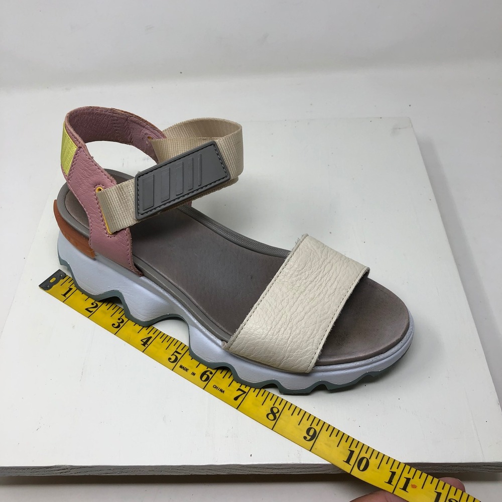 Sorel Kinetic Impact Sandals Womens 8 Pink White Chunky Sporty Streetwear Active - Picture 13 of 16